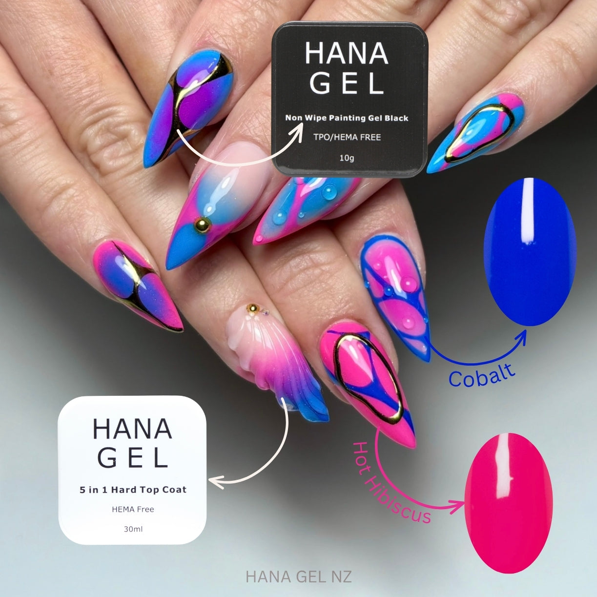 Gel Colour - Hot Hibiscus
