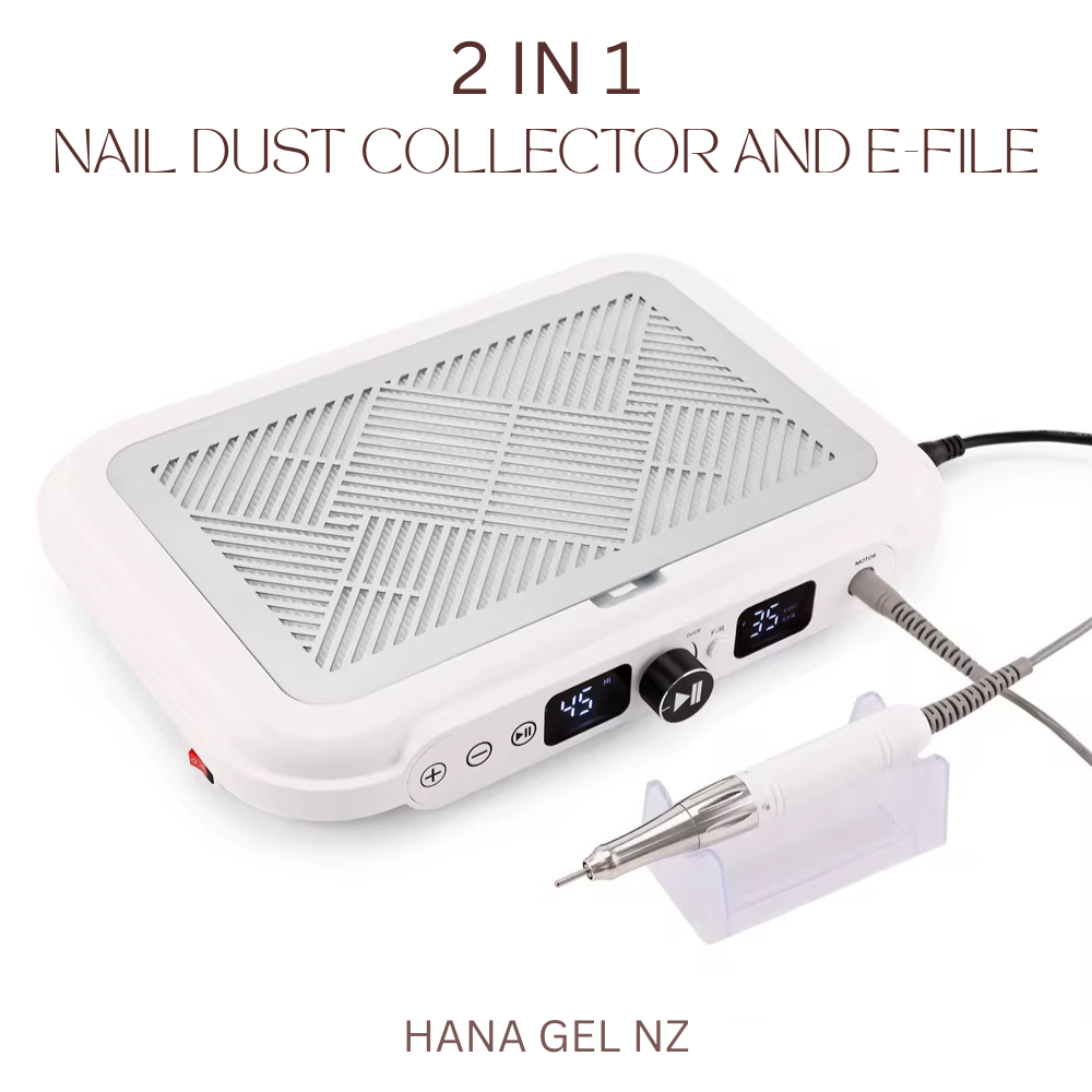 2 in 1 Dual Fan 170W Nail Dust Collector and 65W Brushless Nail Drill Machine 45000RPM