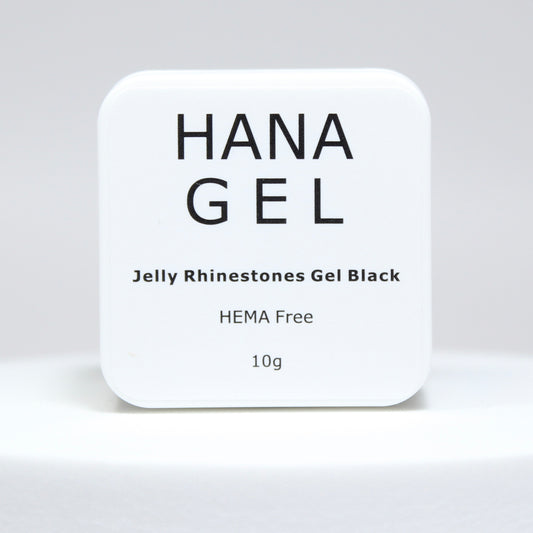 10g Jelly Rhinestones Gel - Black (for 3D chrome)