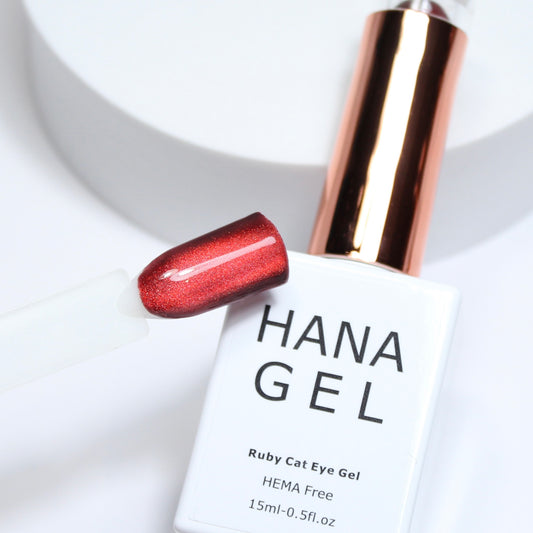 Ruby Red Cat Eye - Crimson Moon